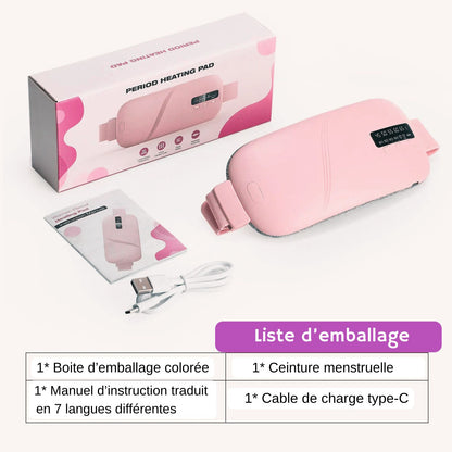 Ceinture chauffante menstruelle - Soulagement instantané & discret